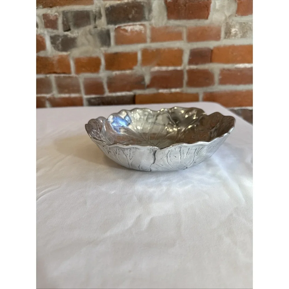 Vintage Cabbage Lettuce Leaf Serving Salad Bowl‎ Dish 80-6288